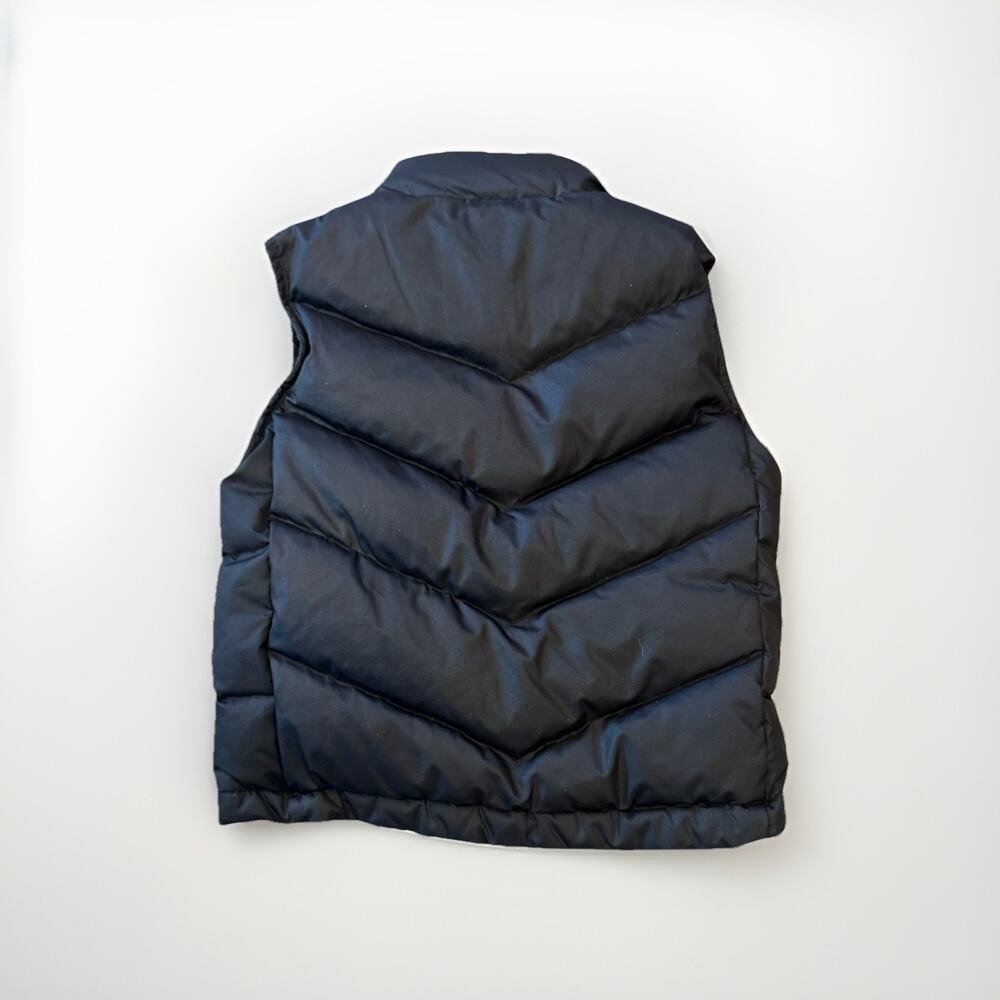 GAP Kids Black Puffer Vest Boys S 5/6 Water-Resistant - Picture 2 of 8